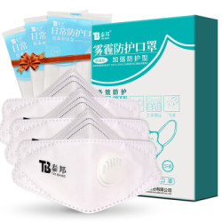 泰邦 KN95 带阀防护口罩 3只装