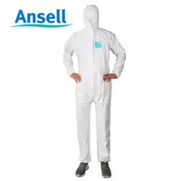 安思尔（Ansell ）MICROGARD2000标准型防护服 连体衣 防化服 防尘 喷漆服 XXL码
