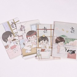 爱记 车线笔记本 A5/30张 12本装