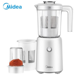 新低 美的(Midea)料理机家用多功能榨汁机辅食机研磨机果汁机 LZ25Easy119(搅拌杯+研磨杯+滤网)