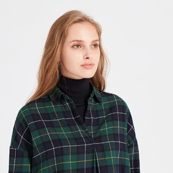 UNIQLO 优衣库 421612 女士法兰绒格子衬衫