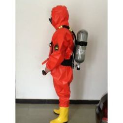 耐酸碱防化服 防护服 轻型连体液氨氨气防全密封封闭重型防毒衣 全密封 L