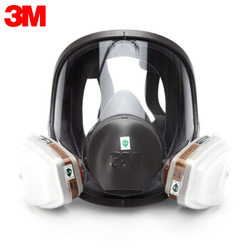 3M防毒面具口罩6800+6000系保养型全面具面罩七件套 6800配6001防有机气体七件套