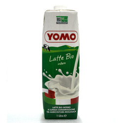 优睦(YOMO) 有机纯牛奶 全脂部分脱脂大盒装 钙高端奶 1L单盒