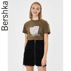 Bershka 07530987505 卡通印花T恤