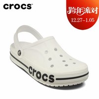 Crocs 卡骆驰 洞洞鞋 |205089沙滩凉鞋(白色/深蓝 43)