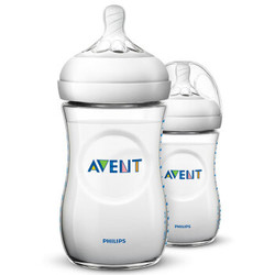 AVENT 新安怡 宽口径自然PP奶瓶 260ml 2个装 +凑单品