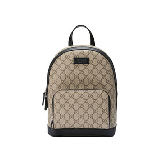 GUCCI 古驰 Eden系列 男女款帆布双肩包 429020 KLQAX 9772 乌木色 小号