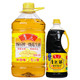 鲁花 5S压榨 一级花生油 3.68L+鲁花自然鲜酱油 1L *3件