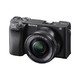 索尼（SONY）ILCE-6400/a6300升级款a6400 Vlog微单相机 黑色(可换银色) E16-50套机32G套餐