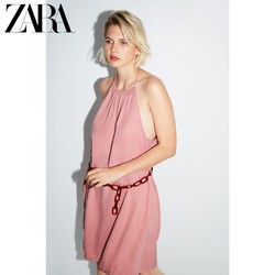 ZARA新款 女装 链条腰带连衣裙 07817950676