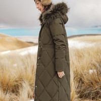 INMAN 茵曼 188AL4121162 女士收腰羽绒服