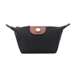 LONGCHAMP 珑骧 Le Pliage 女士系列黑色织物零钱包 3693 089 001