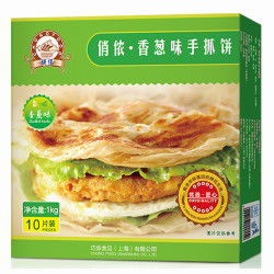 限地区:俏侬 香葱味手抓饼 1kg *2件