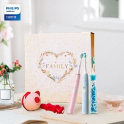 有券的上:PHILIPS 飞利浦 HX6803+HX6806+HX6312 电动牙刷礼盒 3支电动牙刷 赠新春礼包(蓝牙小音箱+自拍杆)+凑单品