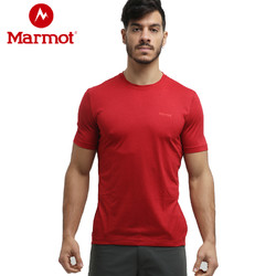 Marmot 土拨鼠 春夏新款户外透气速干短袖T恤