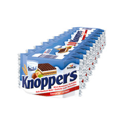 Knoppers 牛奶巧克力榛子五层夹心威化饼干 10连包 250g