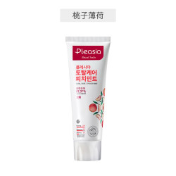 PLEASIA 桃子薄荷清爽牙膏 100克/支