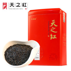 天之红 传统祁红工夫茶祁门红茶精制红碎茶一级250g茶叶 *10件