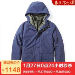 THE NORTH FACE 北面 3VU4 D9V 男户外冲锋衣