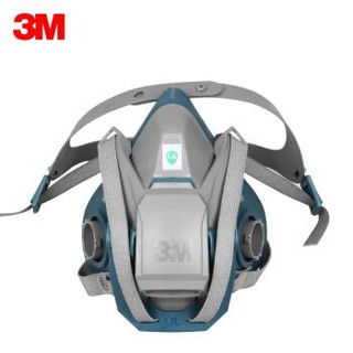 3M 6502QL快扣硅胶半面型防护面罩中号/[1个]