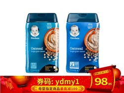 Gerber 嘉寶 嬰幼兒輔食燕麥米粉一段 227g/罐