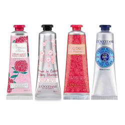 L'OCCITANE 欧舒丹 护手霜 牡丹 樱花 玫瑰 乳木果 30毫升/支 4件装 *2件
