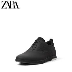 ZARA 男鞋 秋冬折扣 黑色哑光饰层低帮潮流运动鞋 15501002040