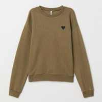 H&M DIVIDED 0677930 女士圆领宽松卫衣