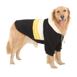 华元宠具(hoopet)狗狗衣服大型犬冬装哈士奇萨摩耶棉衣7XL *3件