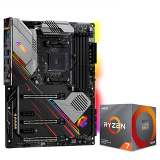 ASRock 华擎 X570 Phantom Gaming X 主板 AMD 锐龙7 3800X 处理器 板U套装