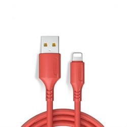 广逸 软胶iPhone充电线 1.2m 1条装 木槿红