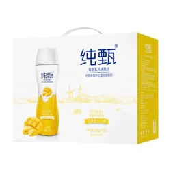 蒙牛 纯甄轻酪乳 芒果芝士味风味酸牛乳PET瓶 230g×10瓶 *2件