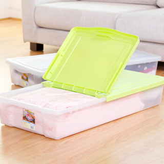 爱丽思IRIS 塑料床底收纳箱床下整理箱床底衣物箱UB-950 绿色