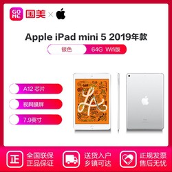 苹果iPad mini 7.9英寸 2019款 64G Wifi版 金银灰色