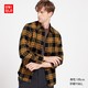 UNIQLO 优衣库 421206 男士法兰绒格子衬衫