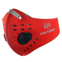 XINTOWN骑行口罩纯色面罩 户外骑行专用防尘口罩 活性碳吸收 雾霾天气专用