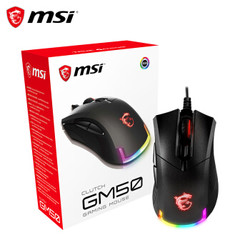 微星（MSI）GM50  游戏鼠标 RGB流光鼠标  黑色  7200DPI