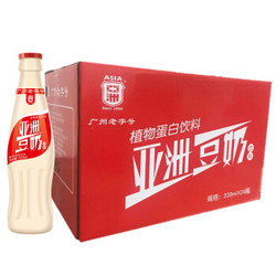 亚洲（ASIA）豆奶 植物蛋白饮料 330ml*24瓶 *2件