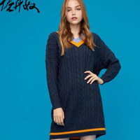 GIORDANO 佐丹奴 05469886 针织连衣裙