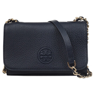 TORY BURCH  托里·伯奇 50653-405 深蓝色皮质单肩斜挎包