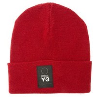 Y-3 Logo Beanie 纯羊毛男士针织帽