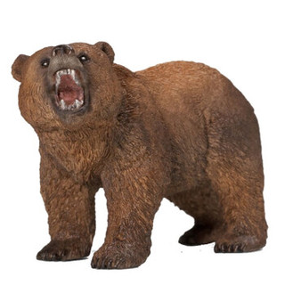 Schleich 思乐 灰熊S14685 仿真动物模型玩具白熊懒熊北极熊疯狂动物城 动物园孩子礼物