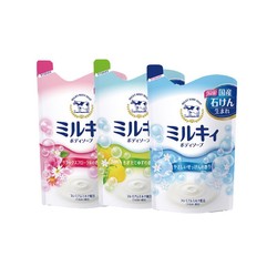 Cow 牛乳石硷 沐浴露补充装 400ml*3