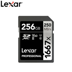 Lexar 雷克沙 1667X PRO版 SD存储卡 256G