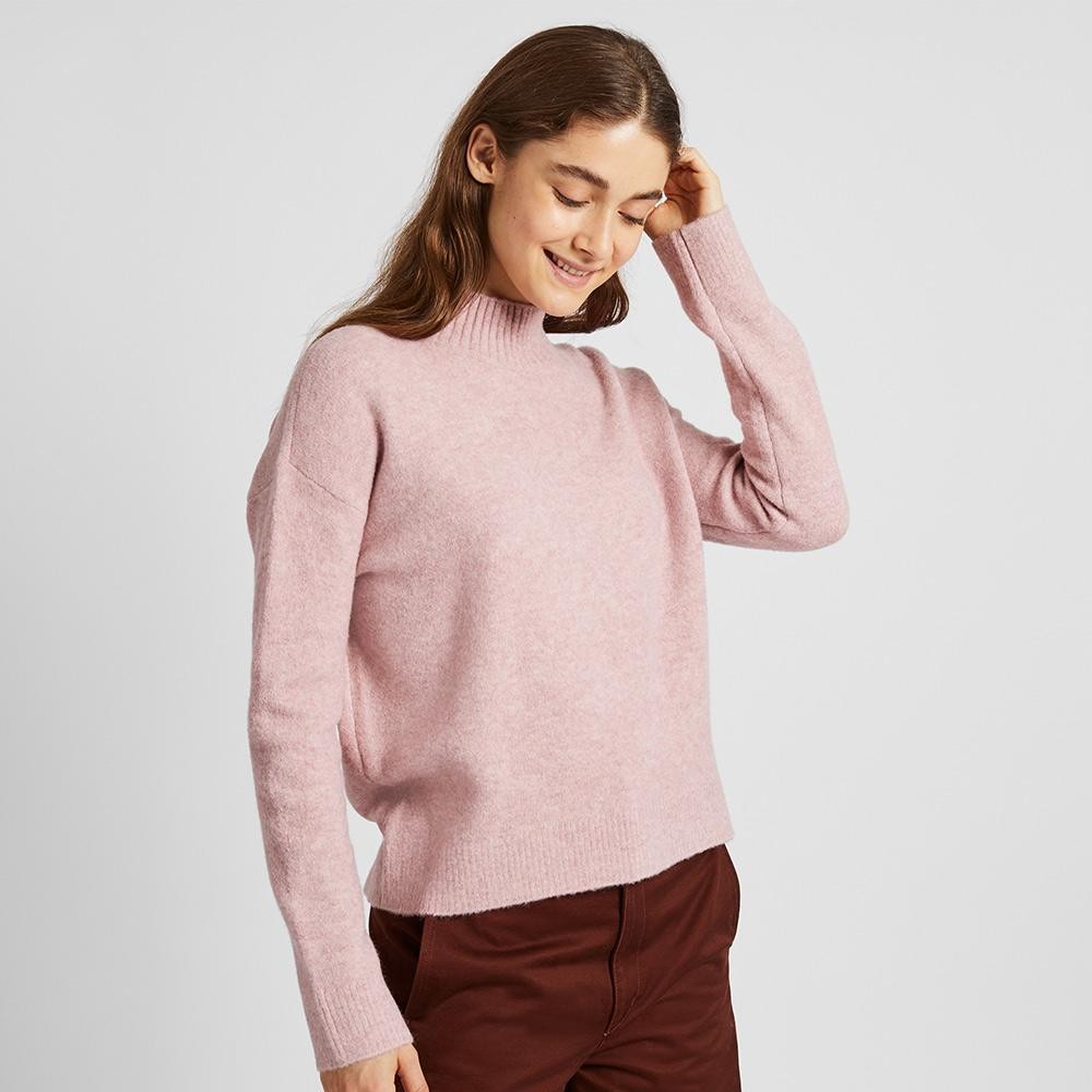 uniqlo 优衣库 420307 女士柔软半高领针织衫