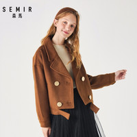 Semir 森马 女士毛呢短外套