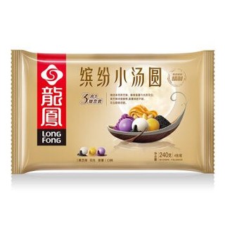 龙凤 缤纷小汤圆 3合1组合装 240g 约60只（黑芝麻/紫薯/花生） *8件