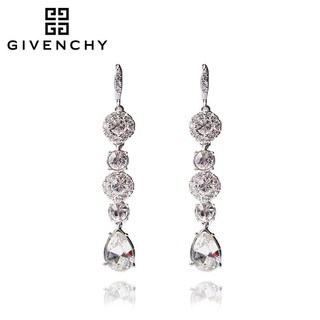 Givenchy 纪梵希 60461118 施华洛世奇水晶 银色长款女士耳坠