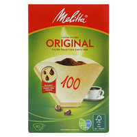 德国进口 美乐家（melitta）100醇香咖啡滤纸（40片装）适用1-2杯 *6件